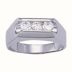 Ruben Ring - 5/8CTW(Three Stone Ring Mens Jewelry)