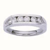 Seth Ring(Seth Ring Mens Band 5 Stone) 1 Seth Ring(Seth Ring Mens Band 5 Stone) -NEWWORLD DIAMONDS 10344ss