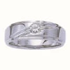 Conrad Ring - 1/8ctw(Mens Wedding Rings Solitaire) -NEWWORLD DIAMONDS 10407wg