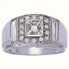 Victor Ring - 1/4Ctw(Victor Mens Ring Fashion Style) -NEWWORLD DIAMONDS 10416wg