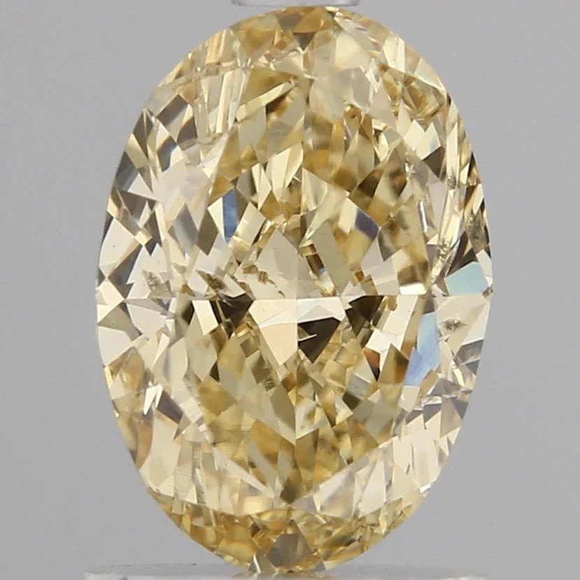 1.03Ct Fancy Yellow SI2 GCAL Certified Oval Lab Grown Diamond(Diamond 24 322870404) 3 1.03Ct Fancy Yellow SI2 GCAL Certified Oval Lab Grown Diamond(Diamond 24 322870404)