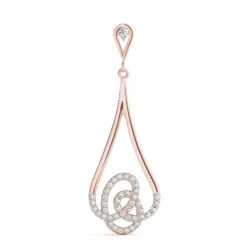 Ursula Fashion Pendant(Teardrop Pendant Necklace) -NEWWORLD DIAMONDS 32499.set .alt1
