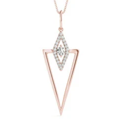 Zelda Fashion Pendant(Modern Diamond Pendant) -NEWWORLD DIAMONDS 32522.alt1