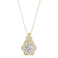 Val Fashion Pendant(Diamond Pendant With Chain) -NEWWORLD DIAMONDS 32619.alt