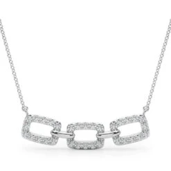 Buckle Link Fashion Necklace(Buckle Fashion Diamond Necklace)
