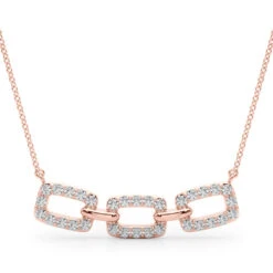 Buckle Link Fashion Necklace(Buckle Fashion Diamond Necklace) 9 Buckle Link Fashion Necklace(Buckle Fashion Diamond Necklace) -NEWWORLD DIAMONDS 32625.alt1