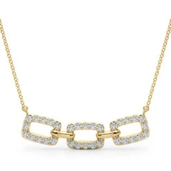 Buckle Link Fashion Necklace(Buckle Fashion Diamond Necklace) 8 Buckle Link Fashion Necklace(Buckle Fashion Diamond Necklace) -NEWWORLD DIAMONDS 32625.alt