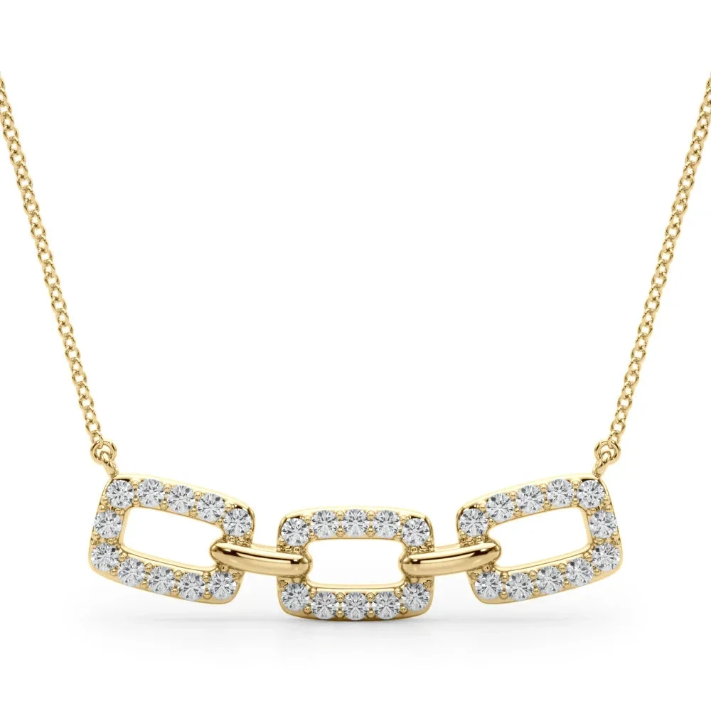 Buckle Link Fashion Necklace(Buckle Fashion Diamond Necklace) 5 Buckle Link Fashion Necklace(Buckle Fashion Diamond Necklace) - Image 3