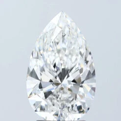 3.06Ct F VS2 GCAL Certified Pear Lab Grown Diamond(Diamond 24 350910012)