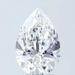 3Ct F VS1 GCAL Certified Pear Lab Grown Diamond(Diamond 24 350910028)