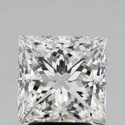 3.04Ct E VS1 GCAL Certified Princess Lab Grown Diamond(Diamond 24 351290064)