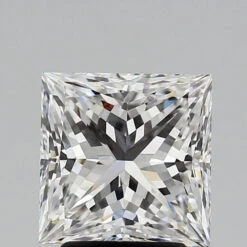 3.04Ct F VVS2 GCAL Certified Princess Lab Grown Diamond(Diamond 24 351290070)