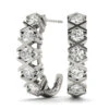 Susan 1/2 Carat Earrings(Diamond Earrings 5 Stone) -NEWWORLD DIAMONDS 40108