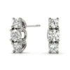 Kendra 3 Stone Earrings(Lab Diamond 3 Stone Earrings) -NEWWORLD DIAMONDS 40337