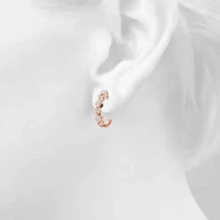 Tyra Earrings(1 2 Carat Huggie Hoop Diamond Earrings) 13 Tyra Earrings(1 2 Carat Huggie Hoop Diamond Earrings) -NEWWORLD DIAMONDS 41062.ver .alt1