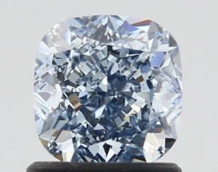 1.12Ct Vivid Blue VS2 IGI Certified Cushion Lab Grown Diamond(Diamond 24 490166280)