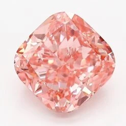 1.47Ct Intense Pink VS1 IGI Certified Cushion Lab Grown Diamond(Diamond 19 496114890)