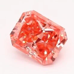 1.08Ct Intense Pink VS2 IGI Certified Radiant Lab Grown Diamond(Diamond 19 497173180)