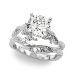 Vitis Bridal Set(Diamond Bridal Set For Women Nature Inspired)