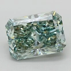 2.05Ct Vivid Green SI1 IGI Certified Radiant Lab Grown Diamond(Diamond 19 536280001)