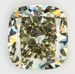 2.05Ct Intense Green VS1 IGI Certified Cushion Lab Grown Diamond(Diamond 19 536280019)