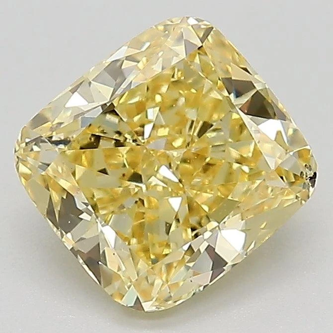 2.02Ct Intense Yellow SI1 IGI Certified Cushion Lab Grown Diamond(Diamond 19 536280094) 3 2.02Ct Intense Yellow SI1 IGI Certified Cushion Lab Grown Diamond(Diamond 19 536280094)