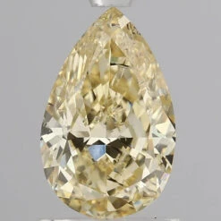 1.02Ct Vivid Yellow SI1 IGI Certified Pear Lab Grown Diamond(Diamond 24 553239368)