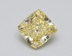 1.01Ct Fancy Light Yellow VS2 IGI Certified Cushion Lab Grown Diamond(Diamond 19 583302239)