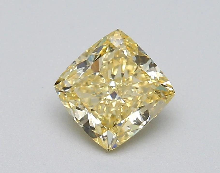 1.01Ct Fancy Light Yellow VS2 IGI Certified Cushion Lab Grown Diamond(Diamond 19 583302239) 3 1.01Ct Fancy Light Yellow VS2 IGI Certified Cushion Lab Grown Diamond(Diamond 19 583302239)