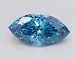 3.09Ct Vivid Blue VS1 IGI Certified Marquise Lab Grown Diamond(Diamond 24 595380954)