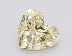 2.1Ct Intense Yellow VS1 IGI Certified Heart Lab Grown Diamond(Diamond 24 595381224)
