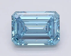1.46Ct Vivid Blue VS2 IGI Certified Emerald Lab Grown Diamond(Diamond 24 595381279)