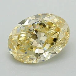 1.07Ct Fancy Yellow VS1 IGI Certified Oval Lab Grown Diamond(Diamond 24 597375150)