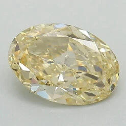 1.15Ct Fancy Yellow VS2 IGI Certified Oval Lab Grown Diamond(Diamond 24 597375151)