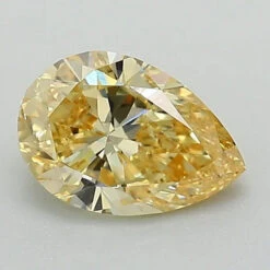 1.03Ct Intense Yellow VS1 IGI Certified Pear Lab Grown Diamond(Diamond 24 597375152)