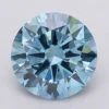 3.02Ct Vivid Blue SI1 IGI Certified Round Lab Grown Diamond(Diamond 24 602390093) -NEWWORLD DIAMONDS 602390093