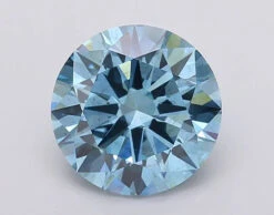 3.02Ct Vivid Blue SI1 IGI Certified Round Lab Grown Diamond(Diamond 24 602390093)