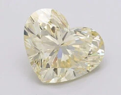 2.51Ct Intense Yellow VS2 IGI Certified Heart Lab Grown Diamond(Diamond 24 602390147)