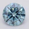 2.04Ct Vivid Blue SI1 IGI Certified Round Lab Grown Diamond(Diamond 24 602390155)