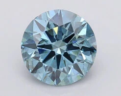 2.04Ct Vivid Blue SI1 IGI Certified Round Lab Grown Diamond(Diamond 24 602390155)