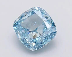 1.02Ct Vivid Blue VS2 IGI Certified Cushion Lab Grown Diamond(Diamond 24 602390158)
