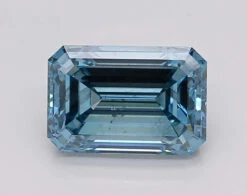 3.07Ct Vivid Blue SI1 IGI Certified Emerald Lab Grown Diamond(Diamond 24 602397938)