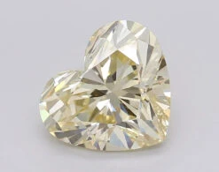 2.49Ct Fancy Yellow VVS2 IGI Certified Heart Lab Grown Diamond(Diamond 24 605350441)