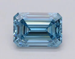 3.04Ct Vivid Blue VS1 IGI Certified Emerald Lab Grown Diamond(Diamond 24 608377050)