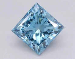 3.01Ct Vivid Blue VS1 IGI Certified Princess Lab Grown Diamond(Diamond 24 608377056)