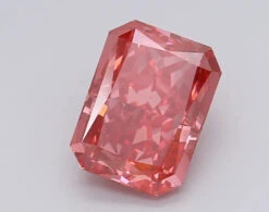2.1Ct Vivid Pink VS2 IGI Certified Radiant Lab Grown Diamond(Diamond 24 608377063)