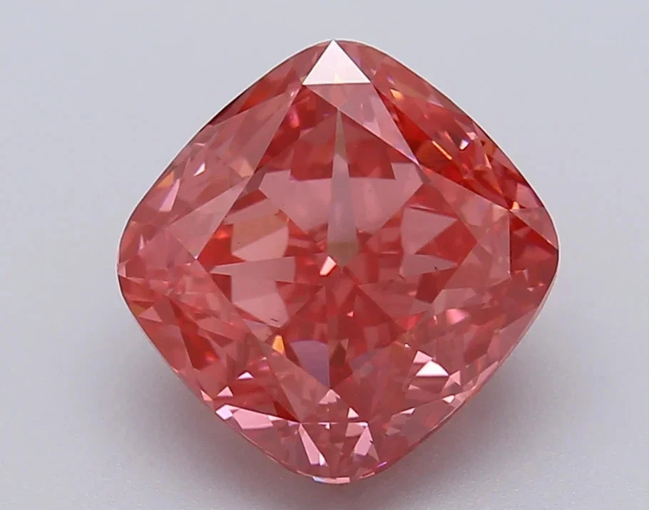 2.68Ct Vivid Pink VS2 IGI Certified Cushion Lab Grown Diamond(Diamond 24 608377079) 3 2.68Ct Vivid Pink VS2 IGI Certified Cushion Lab Grown Diamond(Diamond 24 608377079)