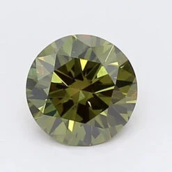 2.06Ct Intense Green VS2 IGI Certified Round Lab Grown Diamond(Diamond 19 610328226)