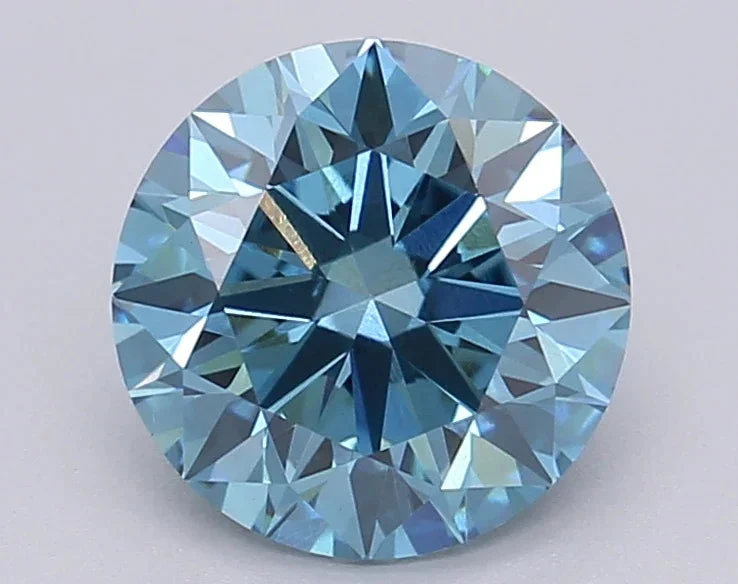 1.51Ct Vivid Blue VS1 IGI Certified Round Lab Grown Diamond(Diamond 24 611390165) 3 1.51Ct Vivid Blue VS1 IGI Certified Round Lab Grown Diamond(Diamond 24 611390165)