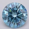 2.01Ct Vivid Blue VS1 IGI Certified Round Lab Grown Diamond(Diamond 24 611390169)